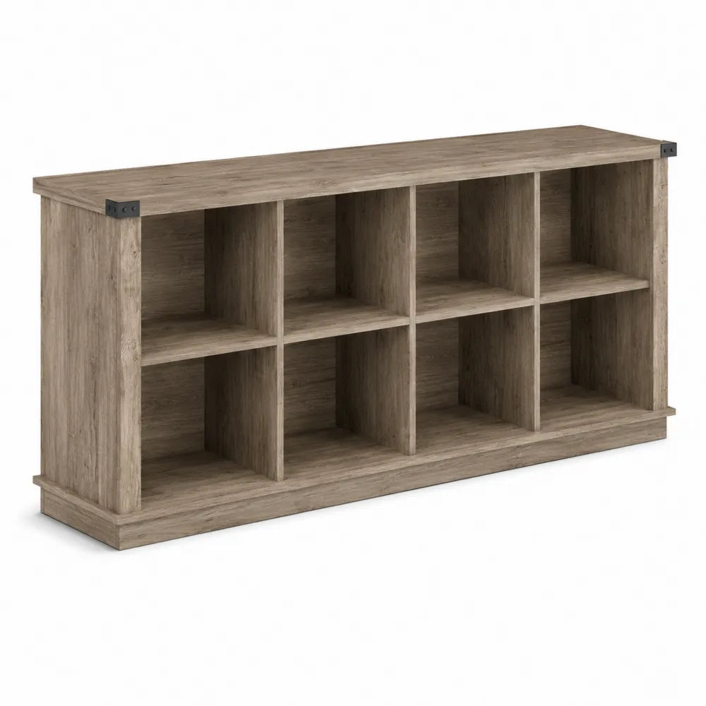 Étagère à 8 casiers en bois